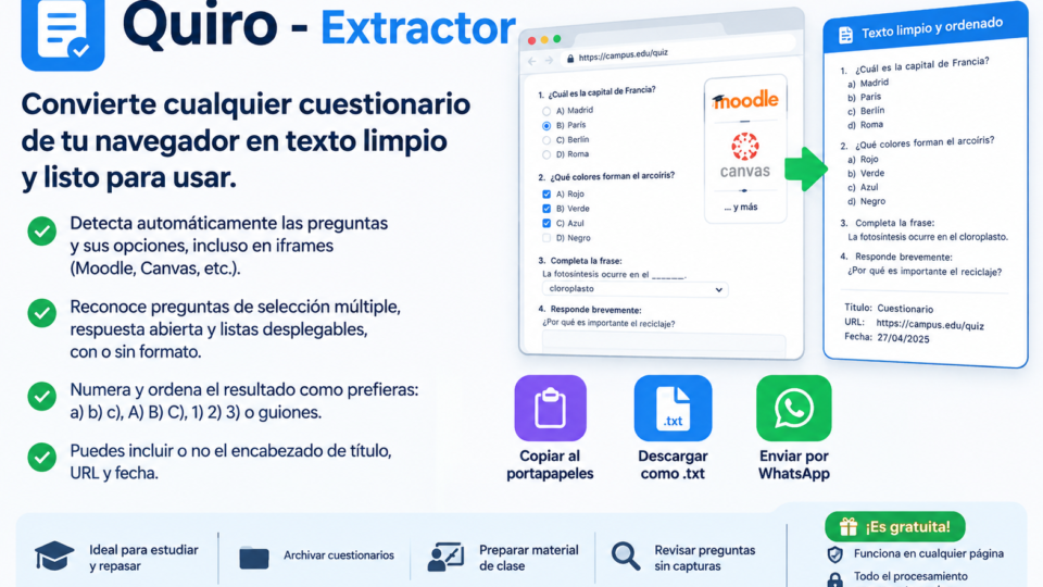Quiro – Extractor